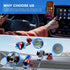 FETUSI 2021-2024 8-Inch 360 Car Phone Holder Fit for Ford Bronco Sport Auto Interior Accessories Screen Fixed Clip
