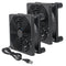 Meimom 2PACK Quiet 120mm Fan, Cooling Case Fan for Receiver DVR Xbox TV