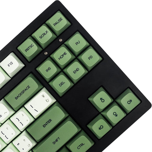 Matcha 3.0 Dye Sub ZDA PBT Keycap Set, Similar to XDA for MX Split Keyboard 104 87 61 Melody 96 KBD75 ID80 GK64