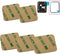 Eaglestar 5pcs Lot Compatible Pre-cut Front LCD Sticker Replacement for Apple Watch Series 1&2 - Waterproof Adhesive