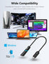 MillSO USB Microphone for PC and Laptop, Portable Gooseneck USB Computer Microphone Mute/Noise
