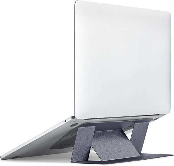 MOFT Laptop Stand for Desk, Adhesive Stand with 2 Adjustable Viewing Angles, Portable for MacBook Air & Pro