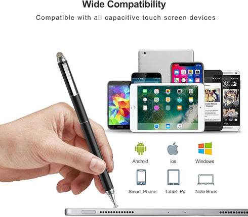Penyeah Stylus Pen, 4 in 1 Disc Stylus for Touch Screens, High Precision Universal Capacitive Stylus