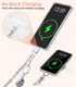 1, 1, 2, MoKo Phone Chain Crossbody, Metal Cell Phone Lanyard, Universal Phone Lanyard Strap for iPhone, Samsung, Most