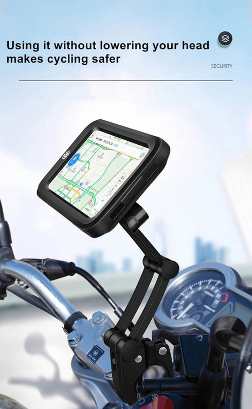 Universal Waterproof Bike Phone Holder - UltraThin, 360° Rotatable Touch Screen Protector for Smartphones Up to 6.8"