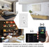 TNP Wireless Bluetooth Audio Receiver Wall Plate Mount, BT 5.0 aptX Music Streaming Adapter for 4 Speakers