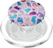 Space Cats Kitty Cat Pattern in Pink Purple Turquoise Blue PopSockets PopGrip for MagSafe
