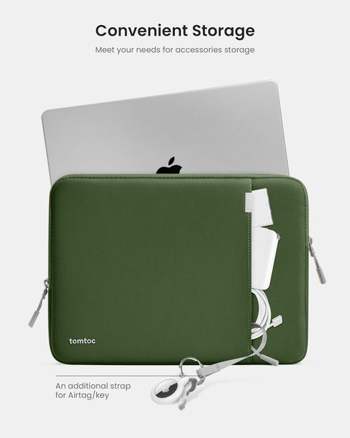 tomtoc 360° Protective Laptop Sleeve for 13.5-14.4 Inch Surface Laptop Studio/6/5/4/3, Water-Resistant Case for Acer