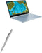 BoxWave FineTouch Stylus Pen Compatible with ASUS Chromebook Flip C433, Super Precise Stylus - Metallic Silver
