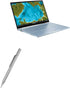 BoxWave FineTouch Stylus Pen Compatible with ASUS Chromebook Flip C433, Super Precise Stylus - Metallic Silver