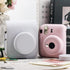 Frankmate Protective Case for Fujifilm Instax Mini 12 Instant Film Camera with Adjustable Strap and Accessory Pocket