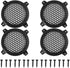 X AUTOHAUX 4pcs Grill Cover, 4" Mesh Protector for Car Speaker Woofer Subwoofer