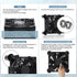 xiaoqijia 80mm 10-Speed IPX5 5V 12V Adjustable Cooling Case Fan for Receiver DVR Xbox TV Box Router USB/DC Power