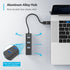 TECKNET USB to Ethernet Adapter, USB C to Ethernet, 3 Port USB 3.0 Hub with RJ45 Gigabit Ethernet Converter