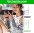 Ymapinc 3Pcs 360Rotation Butterfly Phone Ring Holder Colored Butterfly Shaped Cell Phone Grip Metal Cellphone Finger