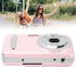 Yunseity 1080P 16X 64MP 2.4 Inch Full HD Zoom Digital Point and Shoot Camera, IPS Screen Auto Focus Vlogging Camera