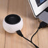Mini Portable Speaker, Telescopic Design for Computer Smartphone MP3 Tablet, USB Powered, Lightweight, 2 Colors (White)
