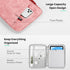 DTTO 9-11 Inch Tablet Sleeve Bag for New 11-in iPad Air M2/iPad Pro M4, Waterproof Travel Case, Pink