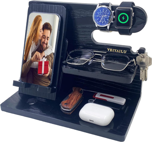 VEIYAILU Gifts for Dad Men Mom Women from Daughter Son Birthday Gifts Nightstand