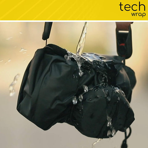 The Tech Wrap Compact Neoprene Lens Pouch 12.5" x 12.5" - Camera Lens Protective Wrap