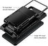 Vofolen Wallet Case for Samsung Galaxy S24+ with Card Holder, 4-Card Heavy Duty Shockproof Cover, Black