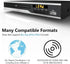MAITE 128G DVD Player, Region Free DVD Players for CD/DVD's, Compact DVD Player Supports NTSC/PAL System with AV Stable
