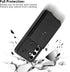 Vofolen for Samsung Galaxy S24 Plus Wallet Case with Card Holder, Crossbody Lanyard Strap, Protective Flip Case - Black