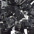 Cable Tie Mounts Self Adhesive Clips, Wire Tie Base (25mm x 25mm), Premium Grade Strength, 100 Black