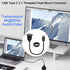 QIANRENON 10Gbps USB C 3.1 Fixed Mount Connector Short Cable PD 60W USB Type C Male to Female Adapter