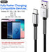 3ft USB Type C Cable 3 Pack for Samsung Galaxy S9/S10/S8 Plus, iPhone 15/15 Pro Max, 3A Fast Charging, TPE.