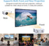 HCHIB 84 inch 16:9 Projector Screen Portable Projector Home Theater Movie Screen Foldable Indoor/Outdoor Support