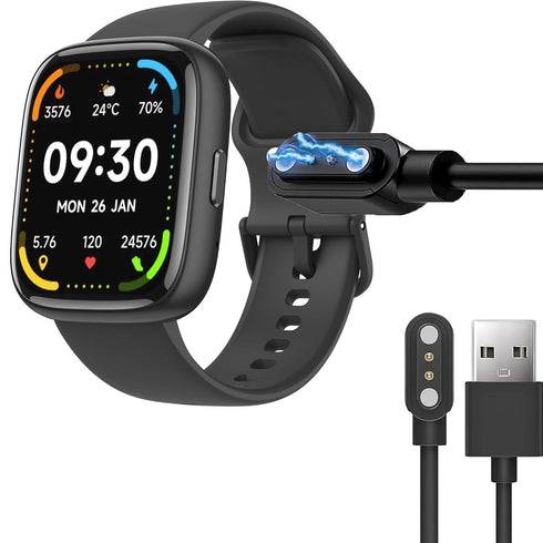 IDW17, IDW21, IDW23, IDW25, IDW26 Smart Watch Charger, Magnetic USB Replacement Cable for Faweio IDW26
