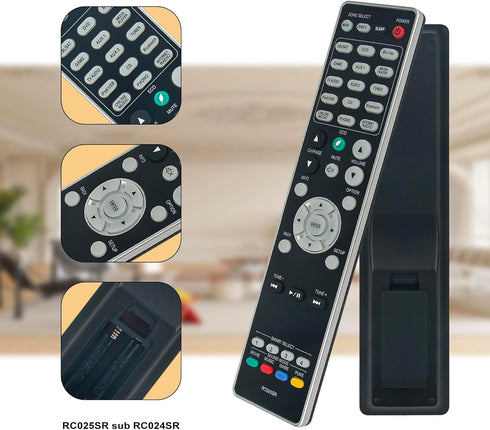 Replacement Remote RC025SR for Marantz AV Surround Receiver SR6010, SR6009, SR6011, NR1605, NR1606, NR1607, SR5009,