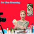 LYLYCTY 7X10 Red Backdrop for Photoshoot, Professional Photo Backdrop Background Curtain for Product Photography