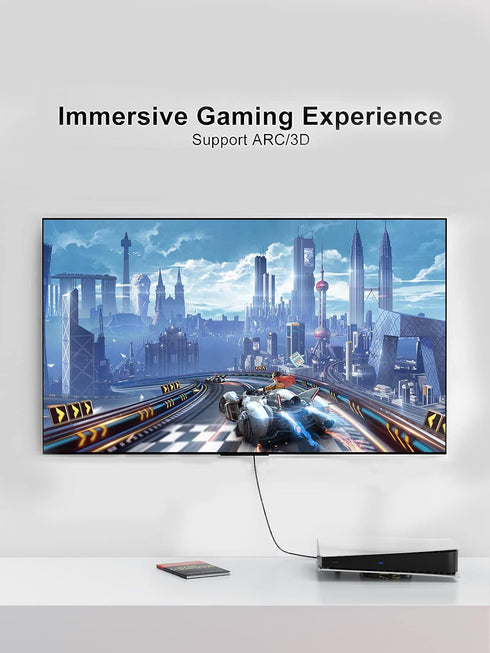 4K 270 4K@60HZ 3ft CableCreation HDMI Cable Right Angle Degree Upward - Supports Ultra HD for Gaming, Streaming