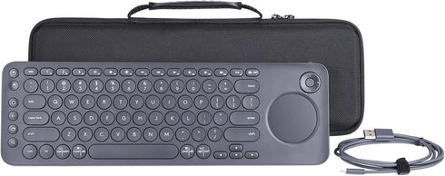 khanka Hard Travel Case for Logitech K600 Wireless Keyboard Replacement