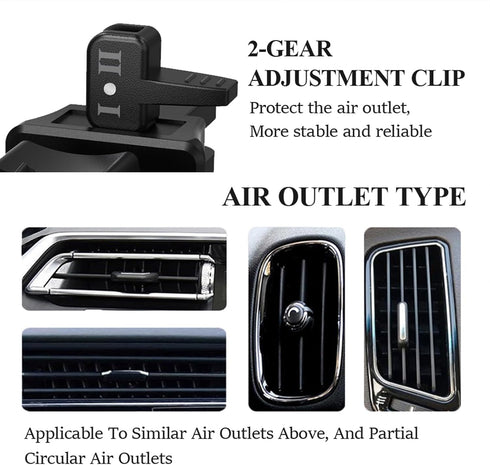 Car Vent Bat Mount, Creative Bat Car Phone Holder, Universal Gravity Automatic Locking Hands Free