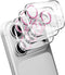 NECARSIN 3 Pack for iPhone 17 Pro Max Camera Lens Protector,Bling Tempered Glass
