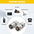 Anina UHF PL259 Male to Male Coax Connector, 2 Pcs Low Loss RF PL-259 Male Adapter for CB Ham Radio Antenna, Coaxial Cable, SWR Meter, LMR, LAN, CCTV System