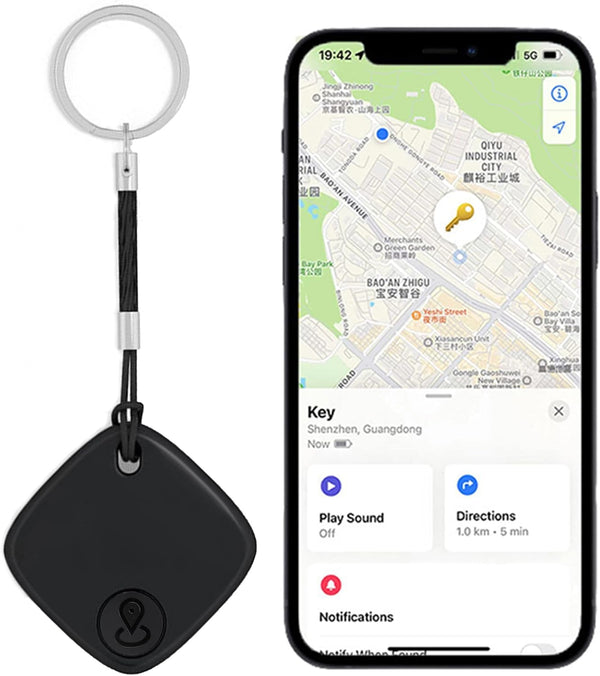 Bluetooth Tracker and Item Locator, Key Finder Smart Tag Item Finder Works with Apple Find My (only iOS Compatible), 1