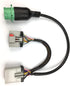 RP1226 Male to Female J1939 Extension Splitter Y Cable for ELD Device