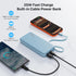 NOBIS 10000mAh 25W Fast Charging Portable Travel Power Bank with Built-in Cables & LED Display, Compatible with iPhone