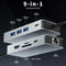 Aplimln 9 1 4K@60HZ RJ45 3 3.0 100W, USB C Hub, in USB C to HDMI Multiport Adapter, Gigabit Ethernet, USB Ports, SD/TF