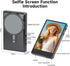 Vlog Selfie Monitor Screen, Magnetic Phone Vlog Selfie Monitor Screen Back Camera Monitor for Vlog Live Stream TikTok