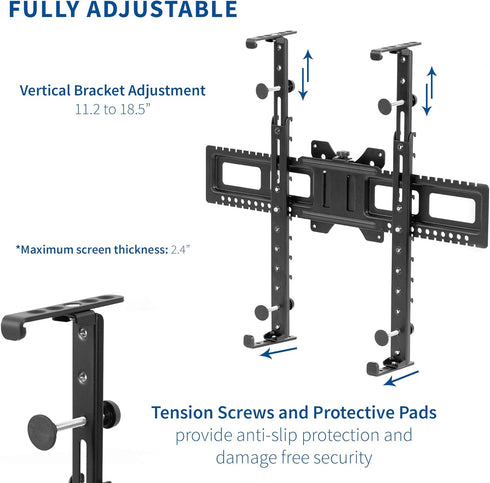 VIVO Universal Adapter VESA Mount Kit for 20 to 32 inch Flat and Curved Monitors, Black