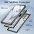 Samsung Galaxy S24 Ultra Case, Black - Waterproof IP68, 12FT Military Shockproof, Built-in Screen & Lens Protector.