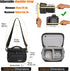Cwatcun Small Camera Sling Bag Crossbody Camera Shoulder Case, Waterproof Travel Photography Messenger Bag for Canon