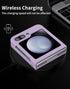 Thin Hard Matte Phone Case for Samsung Galaxy Z Flip 5 (2023) - Lilac, designed for Galaxy Z Flip5.