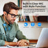 Headset USB Earbuds for PC,Headphones with Microphone for Computer,Wired USB with Mic Audio Control Noise Isolating