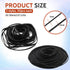 Sliverdew 100 Cassette Cassette 40-135 mm Cassette 1mm 4mm Pcs Recorder Rubber Belts Recorder Repair Maintenance Mix